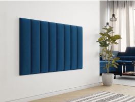 Wandpaneel FURANO 80x20 cm stof blauw 