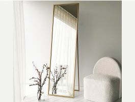 Staande spiegel MERRY 170x50 cm goud