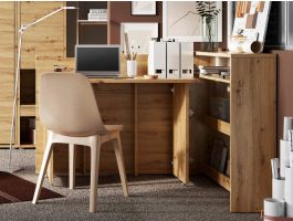 Uitklapbaar bureau CONCEPTION PRO artisan eik links