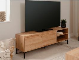 Tv-meubel BONIFACIO 2 klapdeuren artisan eik