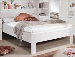 Bed RIGA 140x200 cm wit zonder lade