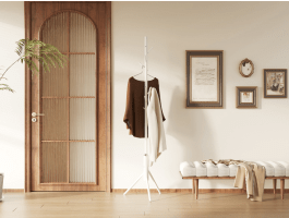 Kapstok KARISSA 8 haken wit