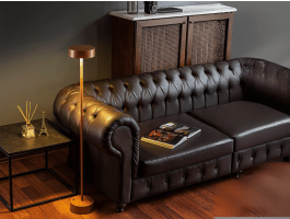 Staande lamp KELLY koper