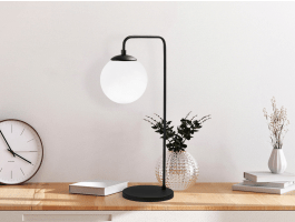 Tafellamp VALDERRAMA 1 lamp zwart