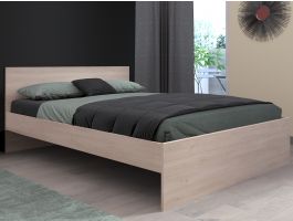 Tweepersoonsbed BRIDANI 160x200 cm brooklyn eik 
