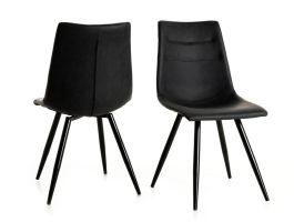 Set van 2 stoelen ONNIX zwart 
