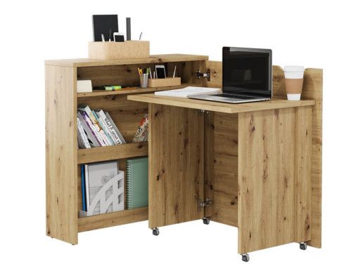 Uitklapbaar bureau CONCEPTION SLIM artisan eik rechts
