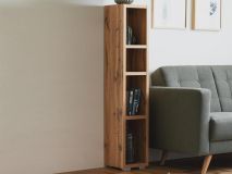 Boekenkast IMANO 4 vakken gouden eik 