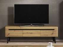Tv-meubel hifi NORDO 3 lades artisan eik 