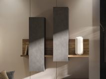 Muurkast BOTSWANA 2 deuren matera/eik appenzeller