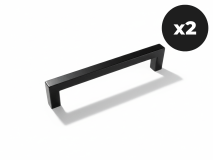 Set van 2 handgrepen WASHING zwart