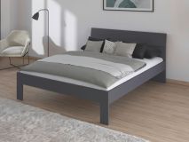 Bed FLASH 180x200 cm metaalgrijs