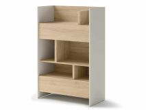 Boekenkast CONCEPTION PRO 138 cm kasjmier/nagano eik