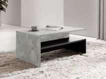 Salontafel BABEL beton/zwart