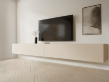 Tv-meubel KINGSTON 2 klapdeuren 245 cm kasjmier