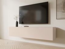 Tv-meubel KINGSTON 1 klapdeur 140 cm kasjmier