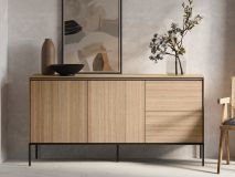Dressoir VIDDO 2 deuren 2 lades linea eik