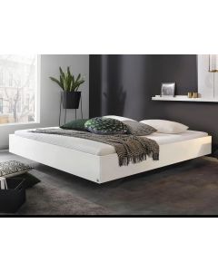 Bed IXANA 160x200 cm alpine wit zonder hoofdeinde
