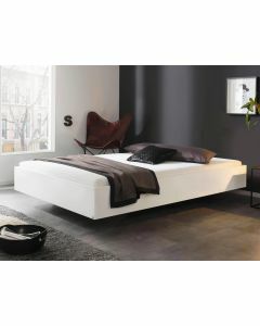 Bed IXANA 120x200 cm hoogglans wit zonder hoofdeinde