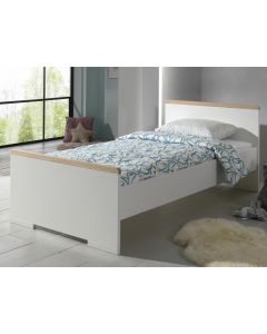 Bed LONELY 90x200 cm wit zonder bedlade