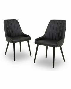Set van 2 stoelen PIRELI zwart