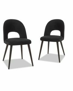 Set van 2 stoelen VIAZZA zwart