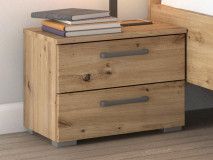 Nachtkastje FLORILLA 2 lades artisan eik 