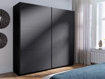 Kledingkast ARSENIC 2 deuren 201 cm grafiet