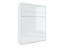 Opklapbed CONCEPTION PRO 160x200 cm wit/hoogglans wit (verticaal)