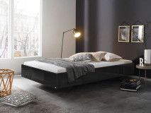 Bed IXANA 120x200 cm hoogglans grijs