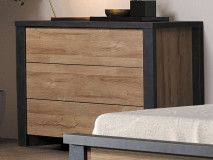 Commode FELINDRA 3 lades franse eik 