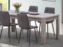 Eettafel ELINA 170 cm grijze eik 