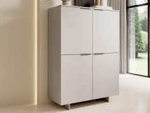 Hoge commode CALLISTO 4 deuren kasjmier