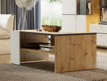Salontafel MODO 115 cm artisan eik/wit 