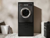 Kast WASHING 1 machine MEDIUM zwart