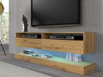Tv-meubel DUAL 2 deuren artisan eik