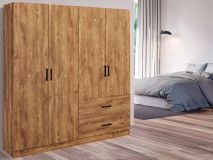 Kledingkast WILLY 4 deuren 2 lades denver eik