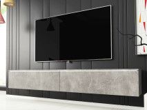 TV-meubel DUBAI 2 klapdeuren 180 cm beton