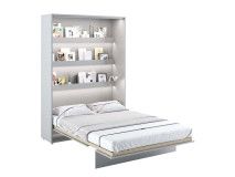 Opklapbed CONCEPTION PRO 140x200 cm mat grijs (verticaal) met matras