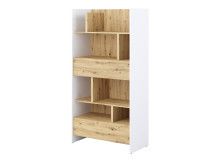 Boekenkast CONCEPTION PRO 178 cm wit/artisan eik 