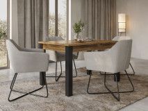 Rechthoekige eettafel OLIANNE 180 cm appenzeller sparren