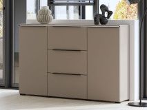 Dressoir TANAMALO 2 deuren 3 lades kasjmier