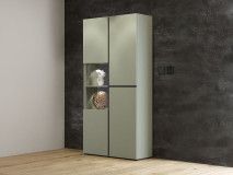 Vitrinekast CROSSAIR 3 deuren groen