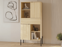 Kast ORES 2 deuren 1 lade lindberg eik