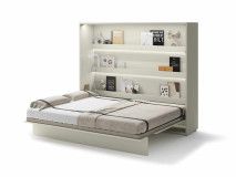 Opklapbed CONCEPTION PRO 160x200 cm kasjmier (horizontaal) met matras