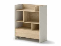 Boekenkast CONCEPTION PRO 108 cm kasjmier/nagano eik