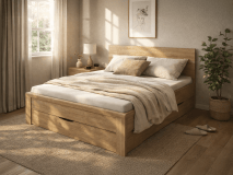 Bed RIGA 160x200 cm sonoma met lades