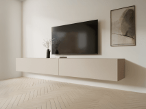 Tv-meubel KINGSTON 2 klapdeuren 210 cm kasjmier