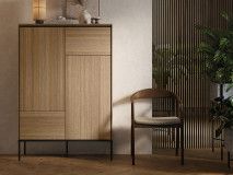 Kast VIDDO 2 deuren linea eik