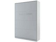 Opklapbed CONCEPTION 140x200 cm mat grijs (verticaal) met matras 